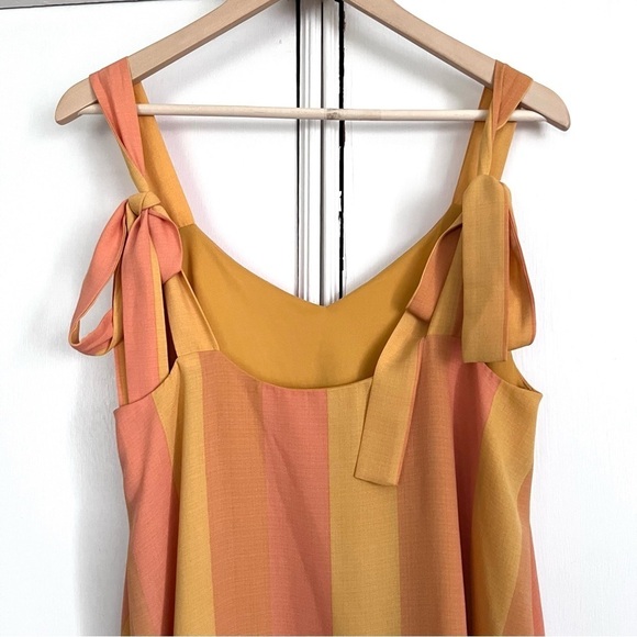 Show Me Your Mumu Throw and Go Tie Mini Sunset Stripe Size XS Mod Retro Beach - Picture 7 of 11